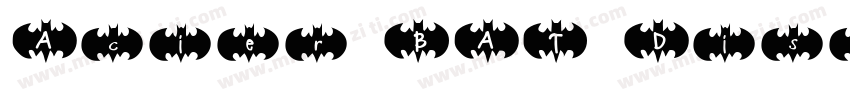 Acier BAT Display Ou字体转换